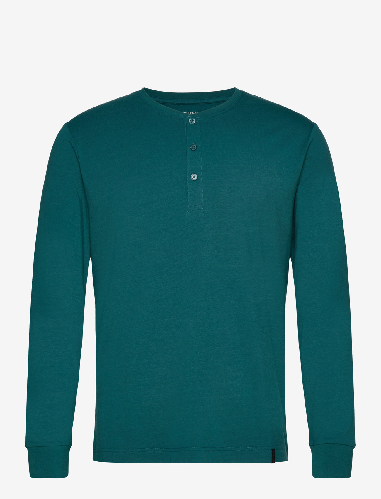 Panos Emporio - Lounge Henley Cotton Bamboo - pyjamaoberteil - deep teal - 1