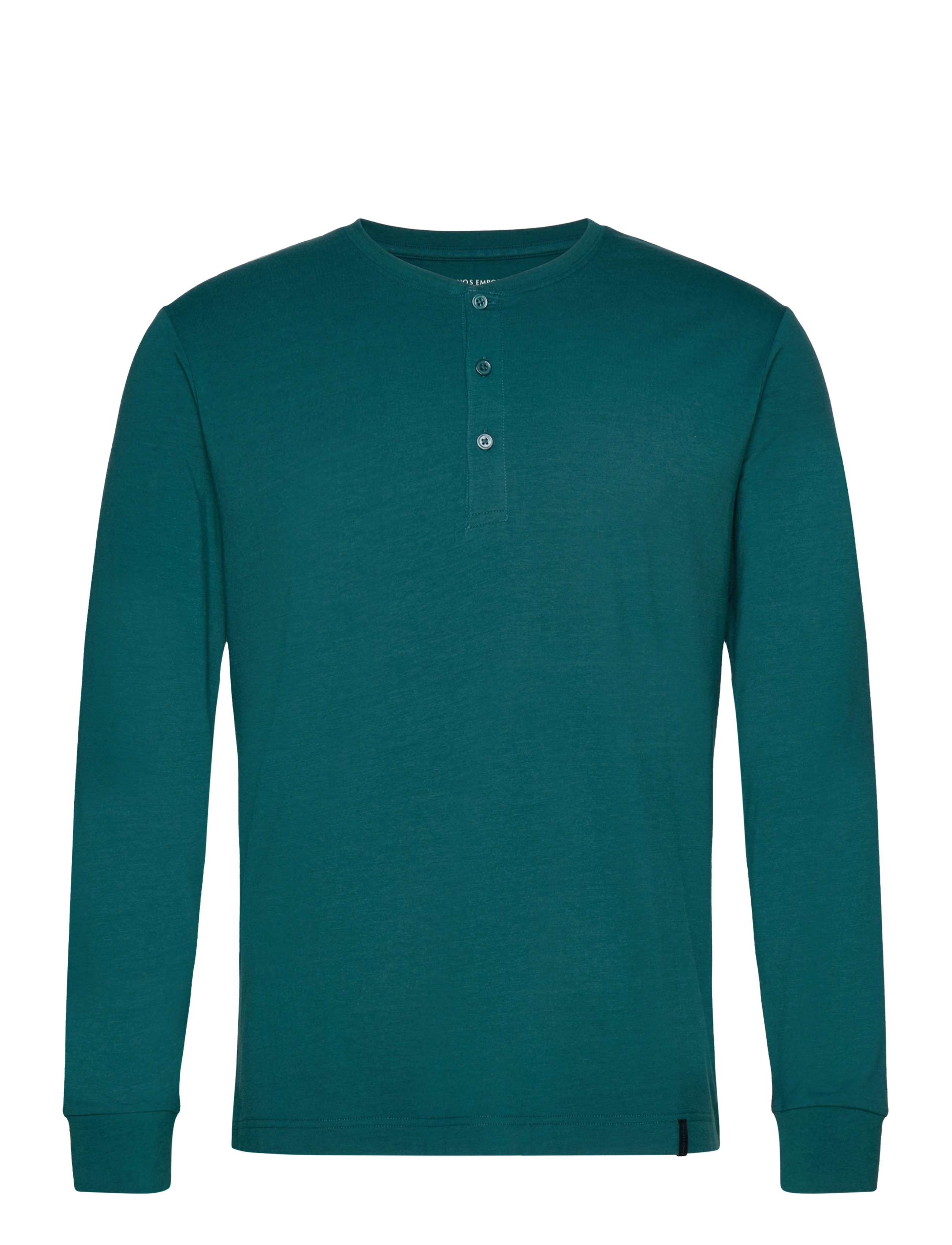 Panos Emporio - Lounge Henley Cotton Bamboo - deep teal - 1