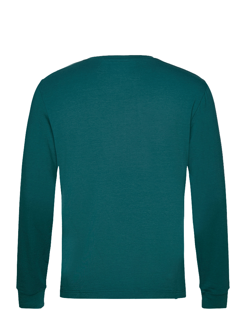 Panos Emporio - Lounge Henley Cotton Bamboo - pyjamaoberteil - deep teal - 2