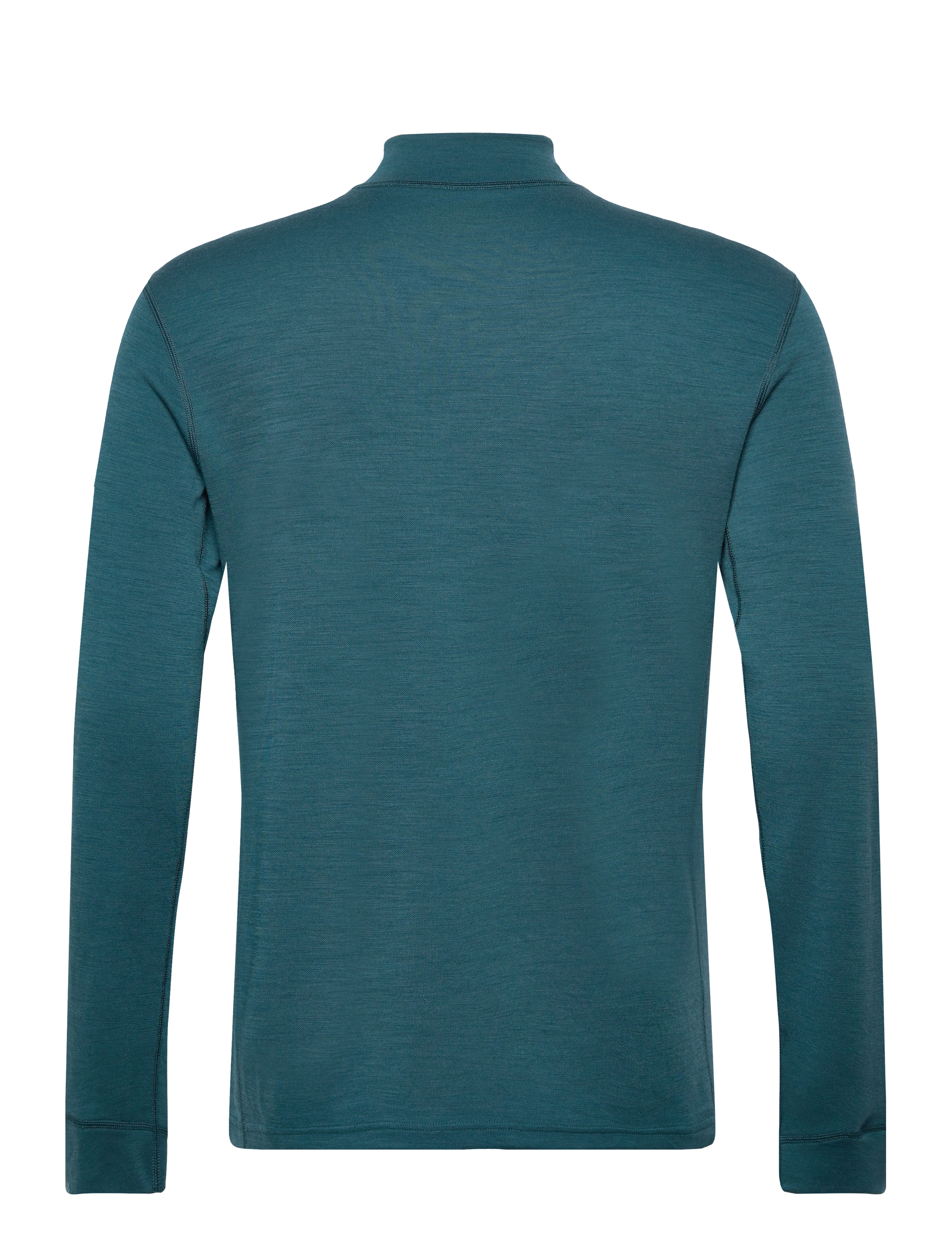 Panos Emporio - Wool/Bamboo Half Zip Sweater - deep teal - 2