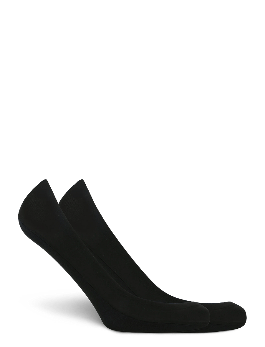 Panos Emporio - 2pk Johanna Laser Cut No-Show 2-Siz - sneackersocken - black - 1