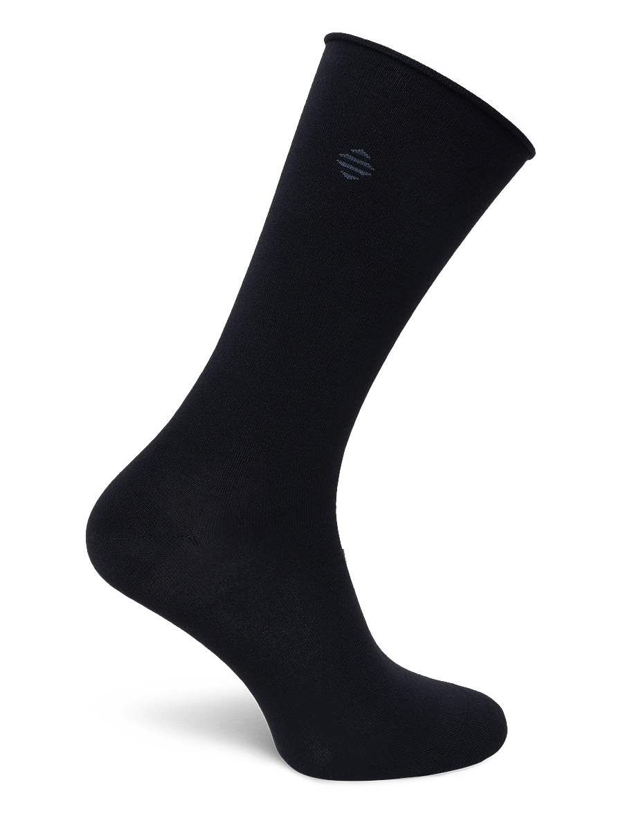 Panos Emporio - 2pk Jenny Bamboo Roll Top - normale socken - navy - 2