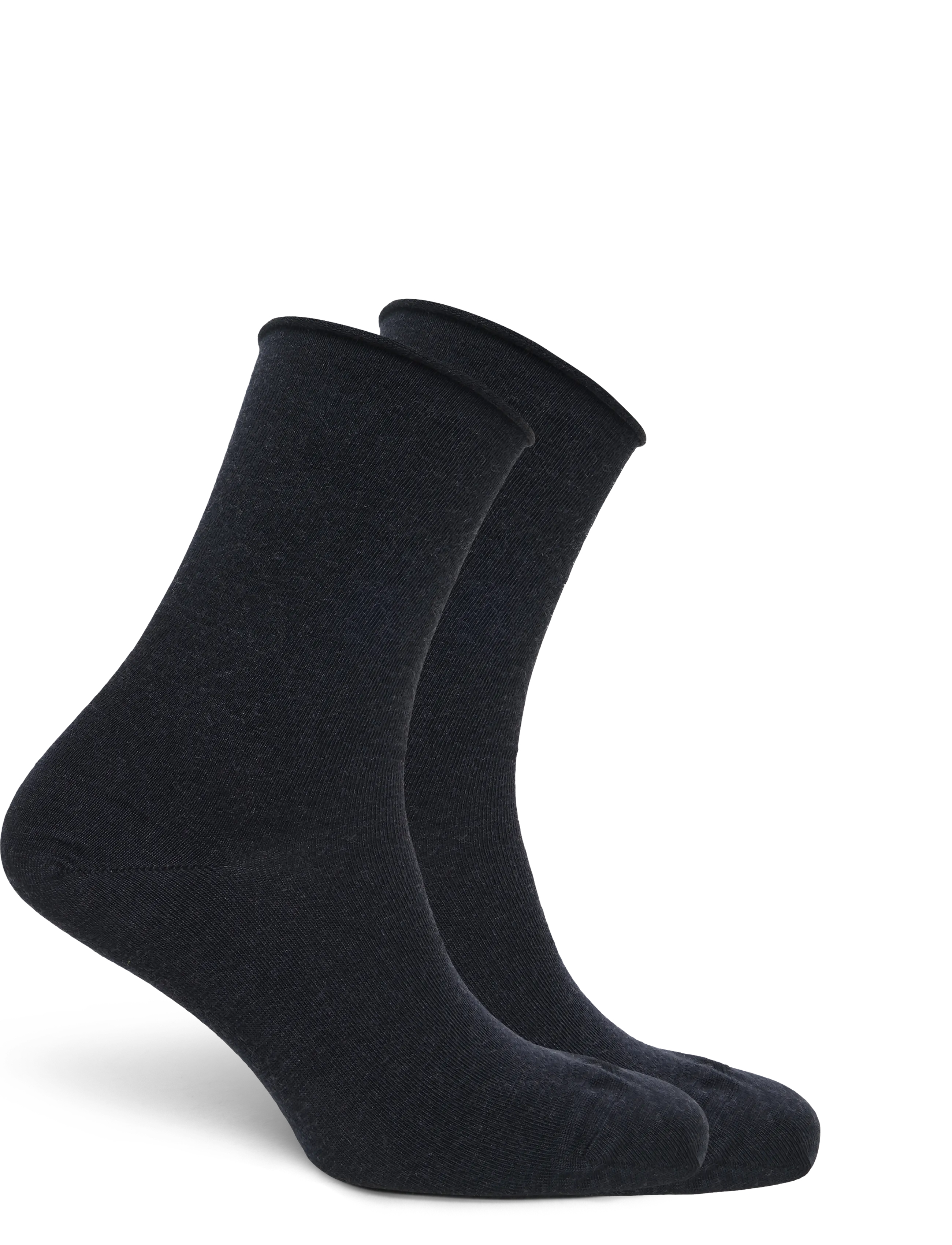Panos Emporio - 2pk Jorann Wool Sock Roll Top - laveste priser - navy - 1