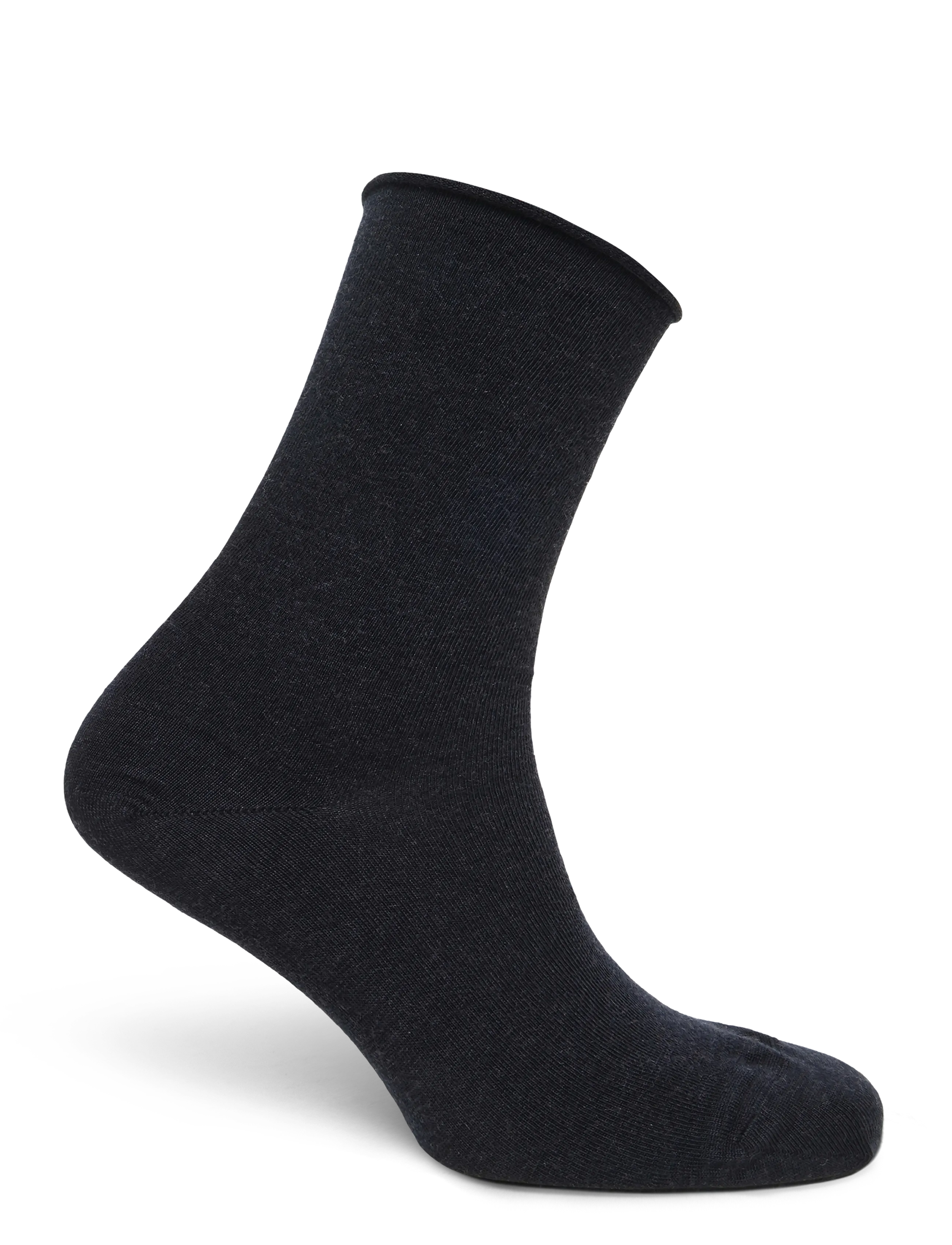 Panos Emporio - 2pk Jorann Wool Sock Roll Top - laveste priser - navy - 2