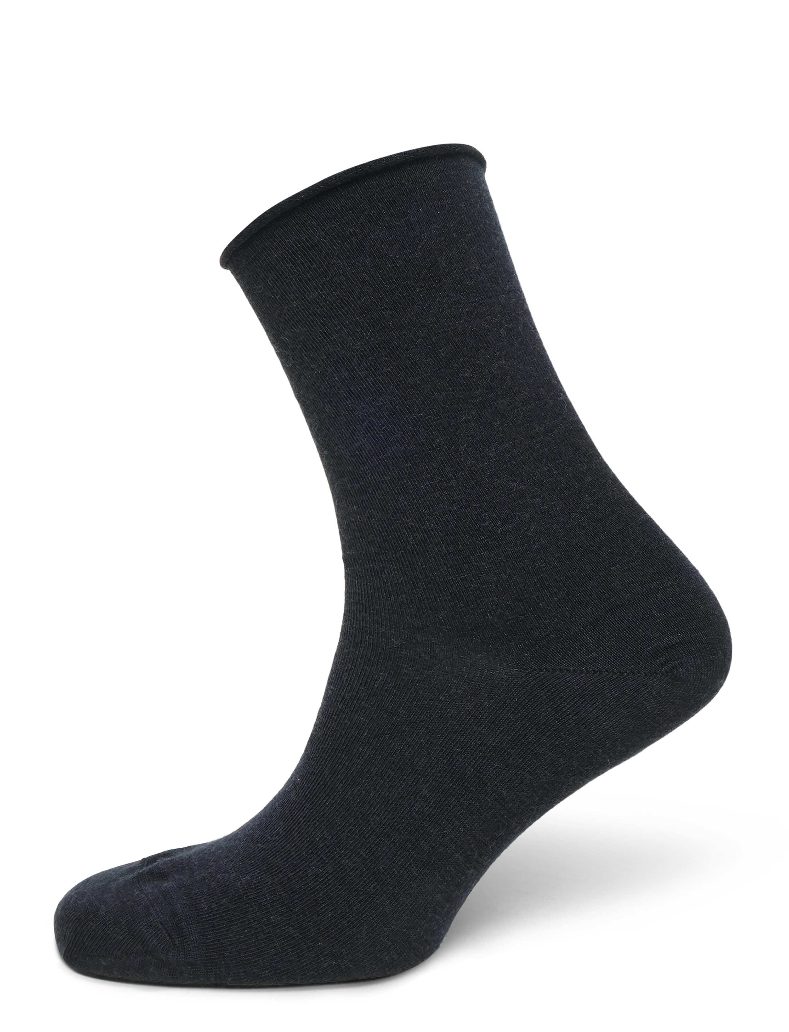 Panos Emporio - 2pk Jorann Wool Sock Roll Top - laveste priser - navy - 3