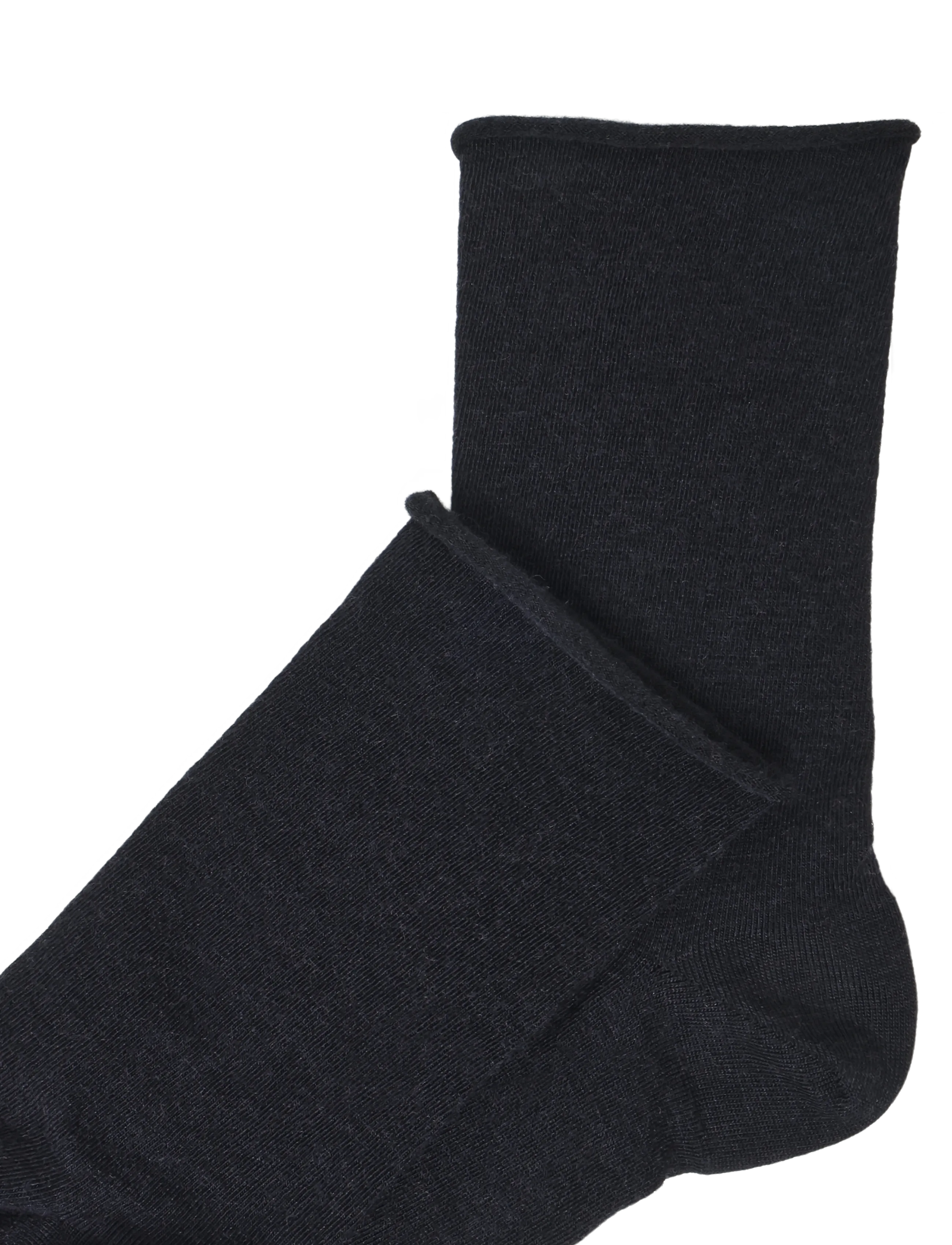 Panos Emporio - 2pk Jorann Wool Sock Roll Top - laveste priser - navy - 4