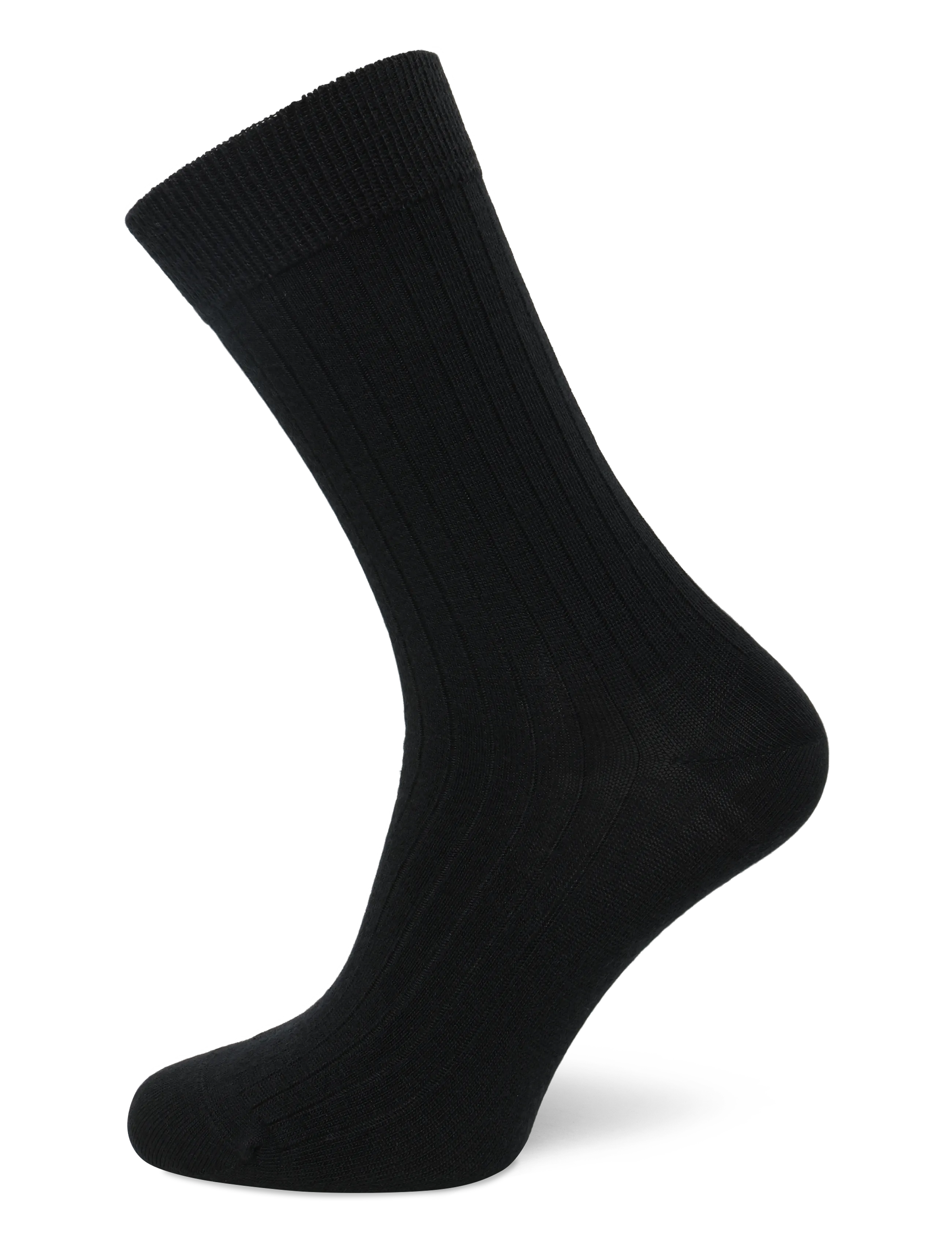 Panos Emporio - 2pk Tess Premium Mercerized Wool Ri - almindelige strømper - black - 3