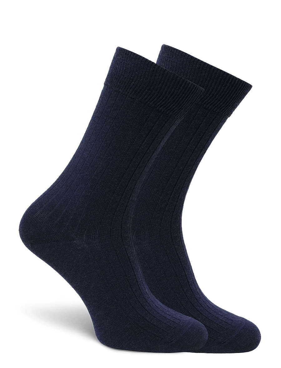 Panos Emporio - 2pk Tess Premium Mercerized Wool Ri - dark blue - 1