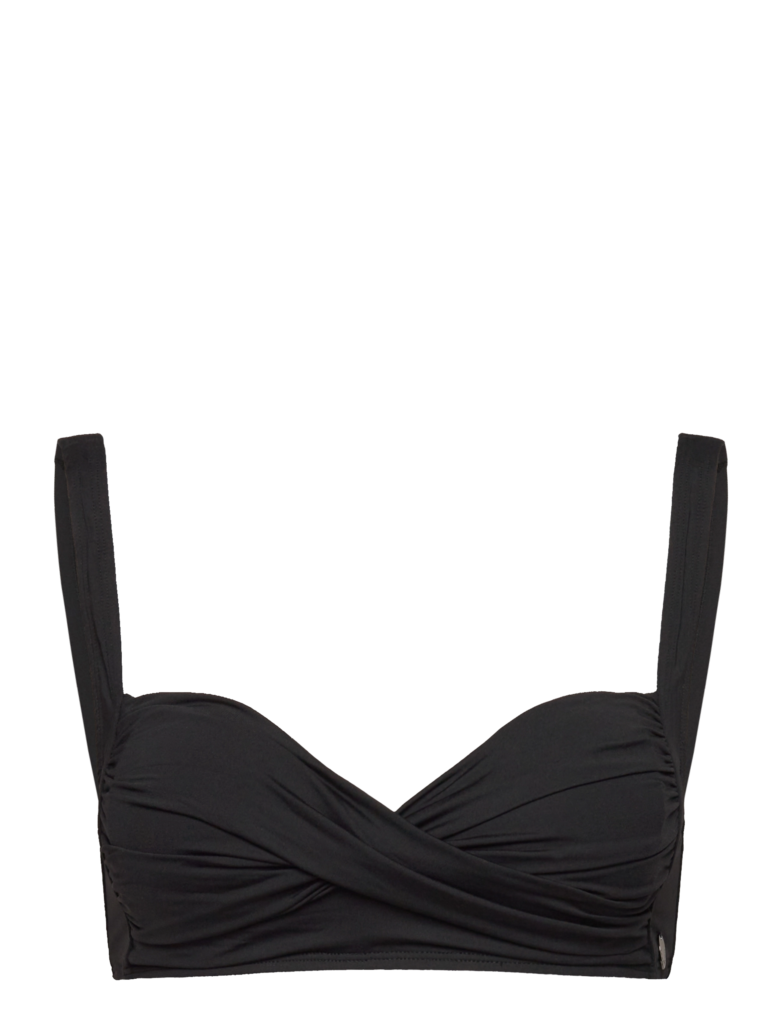 Panos Emporio Medea Solid Top - Bikinis - BLACK / black
