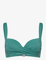 Panos Emporio - Medea Solid Top - bikini med push-up - deep jungle - 0