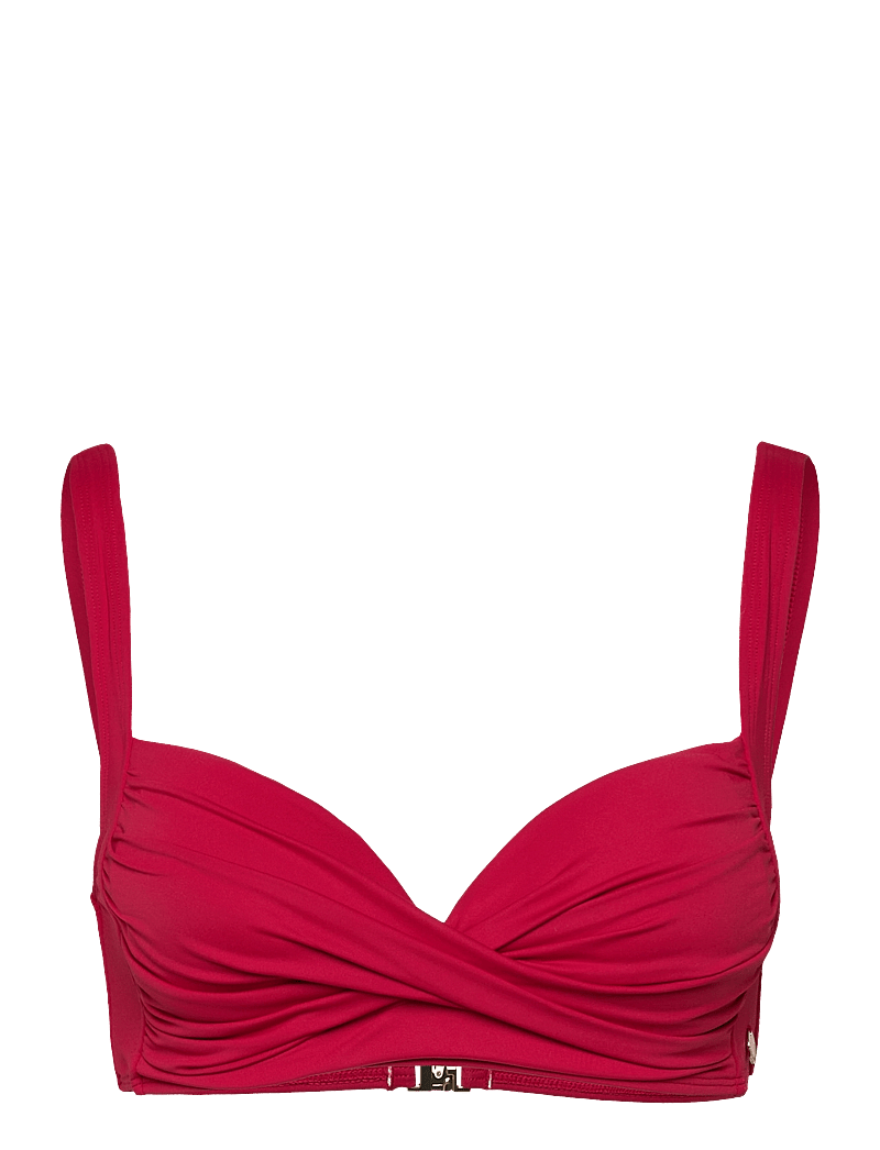 Panos Emporio - Medea Solid Top - push-up-bikinis - lipstick red - 1