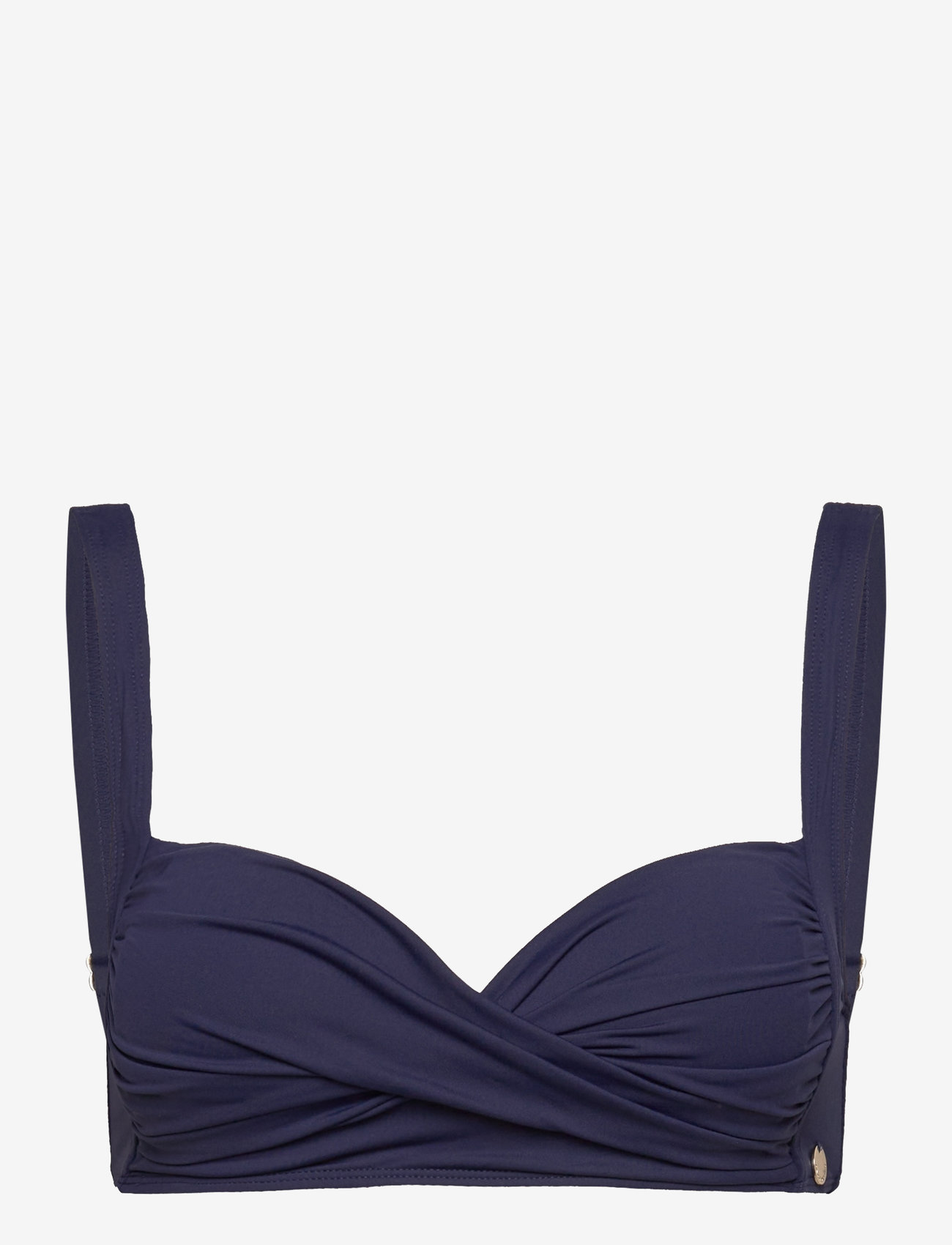 Panos Emporio - Medea Solid Top - pakeliamos bikinio liemenėlės - navy - 1