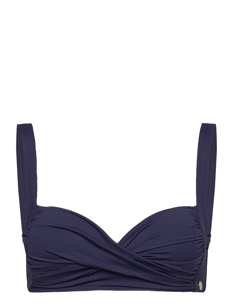 Panos Emporio - Medea Solid Top - pakeliamos bikinio liemenėlės - navy - 1