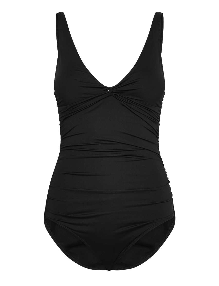 Panos Emporio - Simi solid Swimsuit - badeanzüge - black - 1