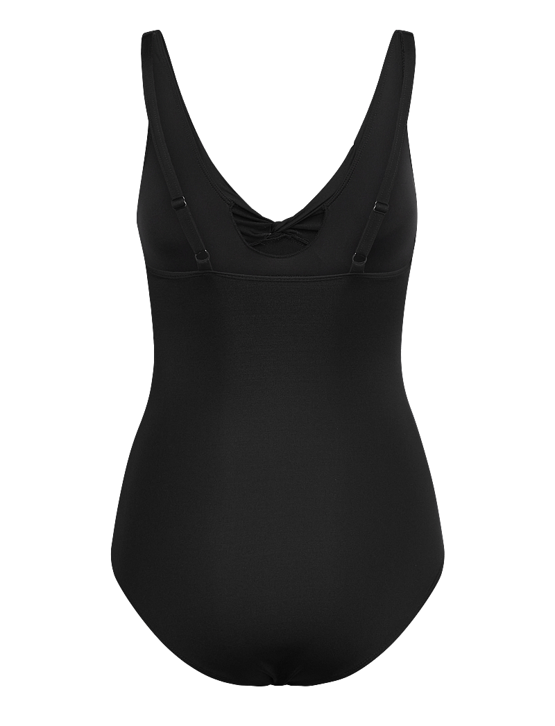 Panos Emporio - Simi Solid Swimsuit Recycled - baddräkter - black - 2