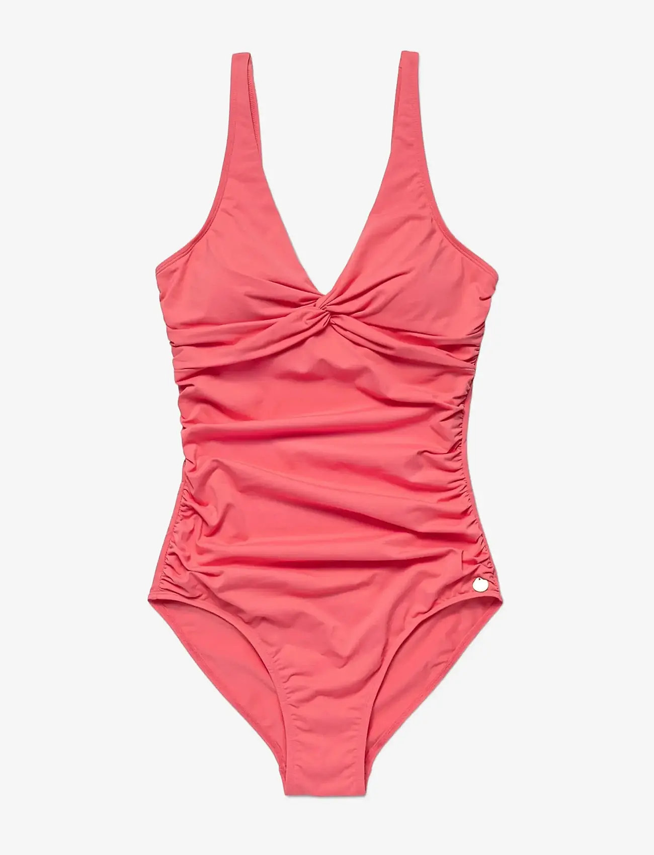 Panos Emporio - Simi Solid Swimsuit Recycled - badeanzüge - coral pink - 1