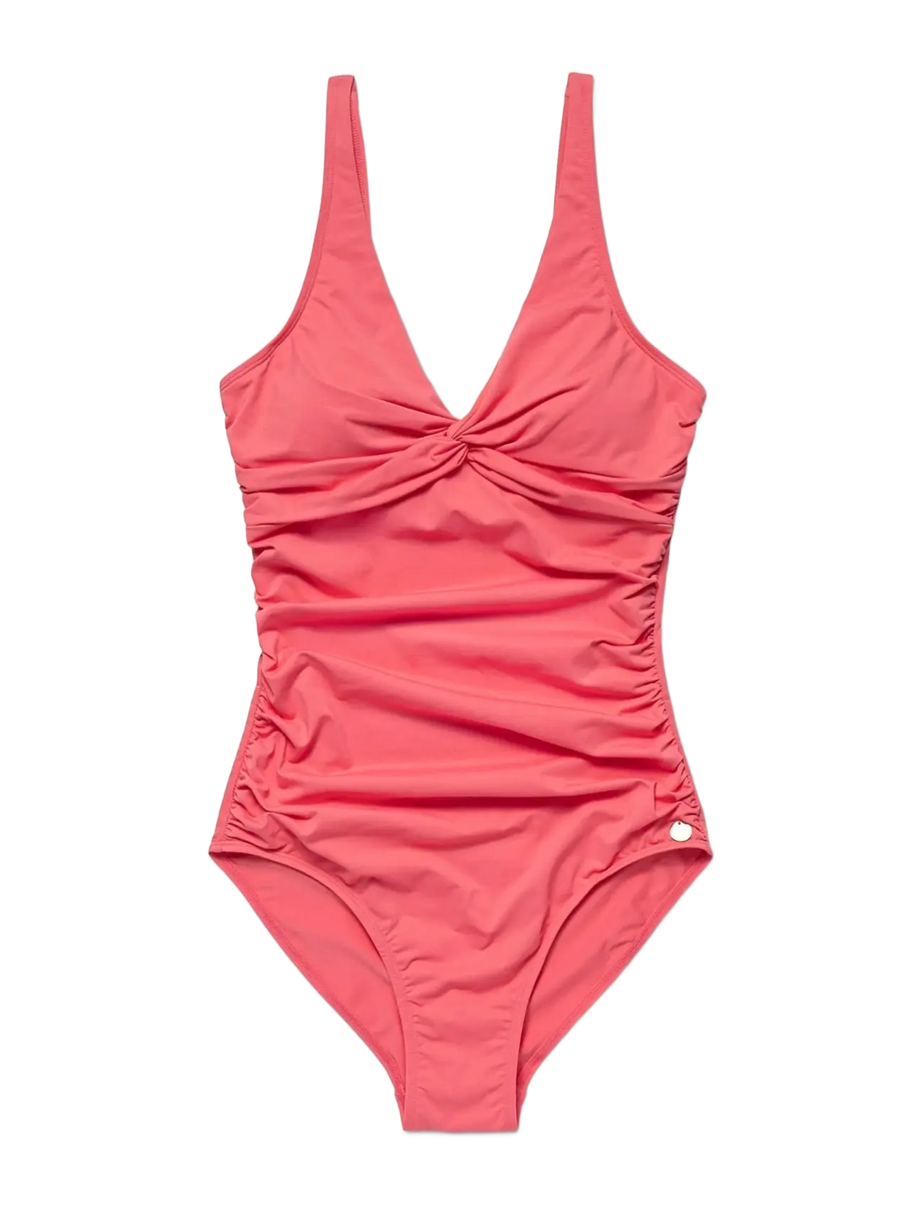 Panos Emporio Simi Solid Swimsuit Recycled - Tøj - CORAL PINK / coral