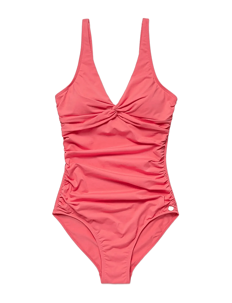 Panos Emporio - Simi Solid Swimsuit Recycled - badeanzüge - coral pink - 1