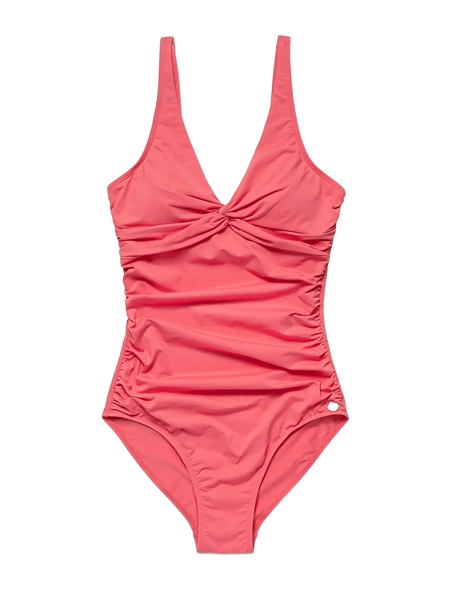 Panos Emporio - Simi solid Swimsuit - badeanzüge - coral pink - 1