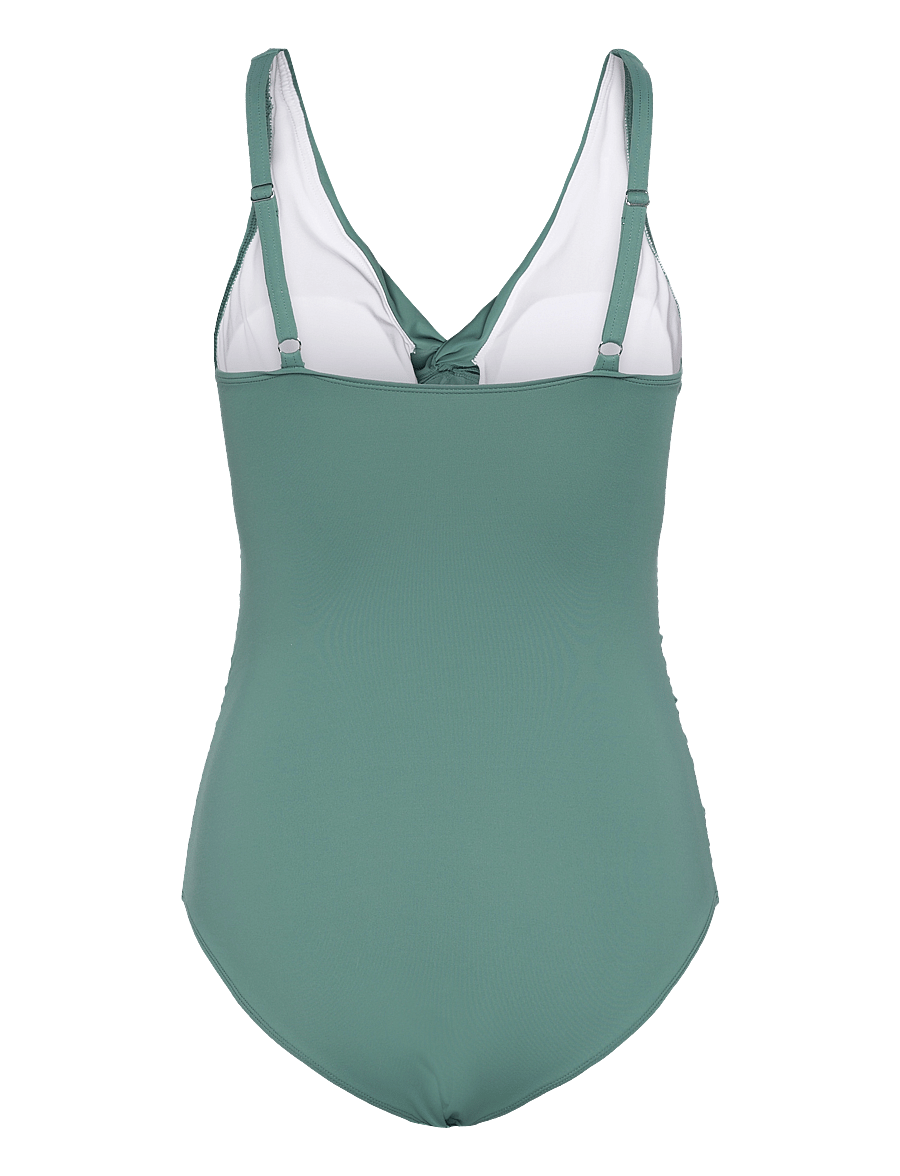 Panos Emporio - Simi solid Swimsuit - badedragter - deep jungle - 2