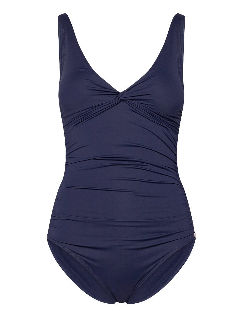 Panos Emporio - Simi Solid Swimsuit Recycled - badedragter - navy - 1