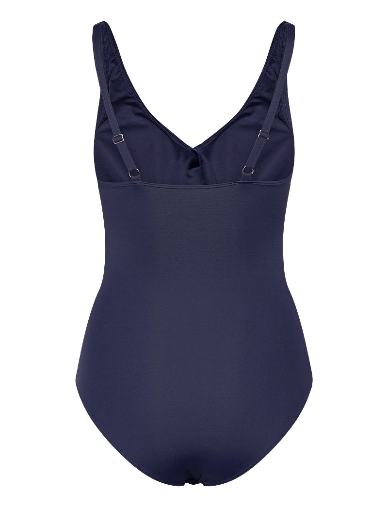 Panos Emporio - Simi Solid Swimsuit Recycled - badedragter - navy - 2