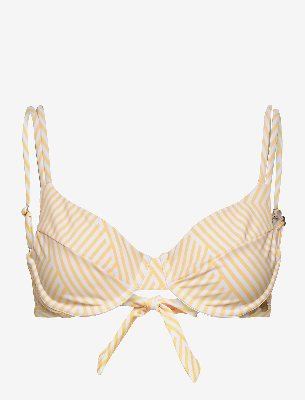 Panos Emporio - SUNBEAM MEDUSA TOP - bikini augšiņa ar lencēm - soft yellow - 0