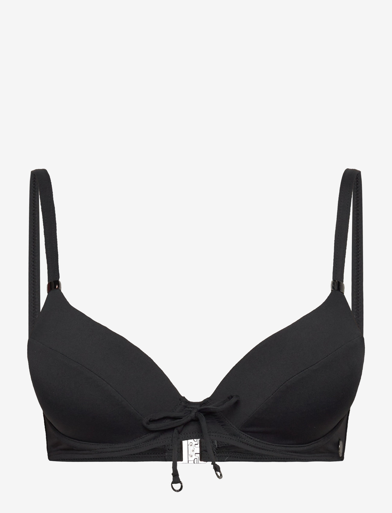 Panos Emporio - Lydia Solid Top - rinda tõstvad bikiinide ülaosad - black - 0