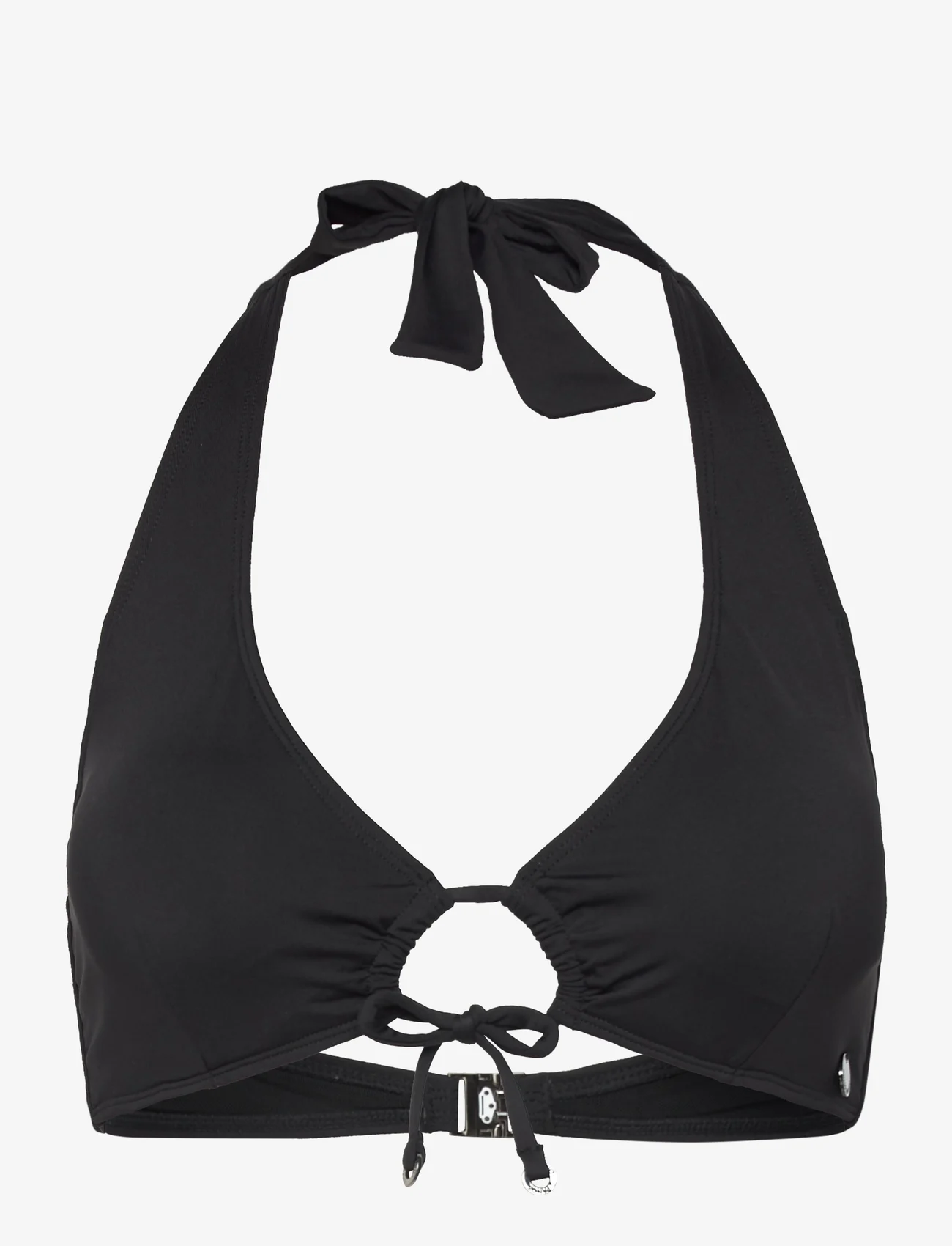 Panos Emporio - Daphne Solid Top - triangelformad bikinis - black - 0