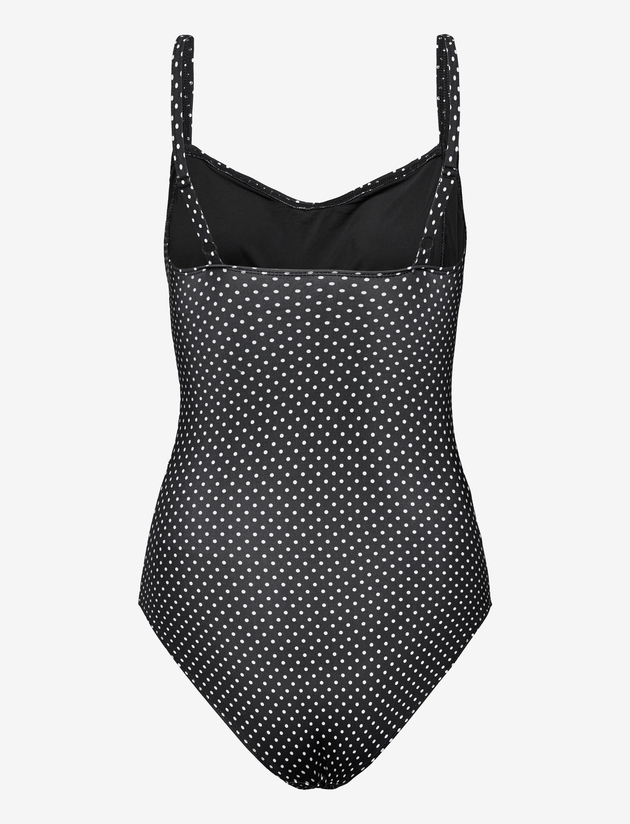 Panos Emporio - Potenza Solid swimsuit Recycled - badedragter - black white-dots - 2