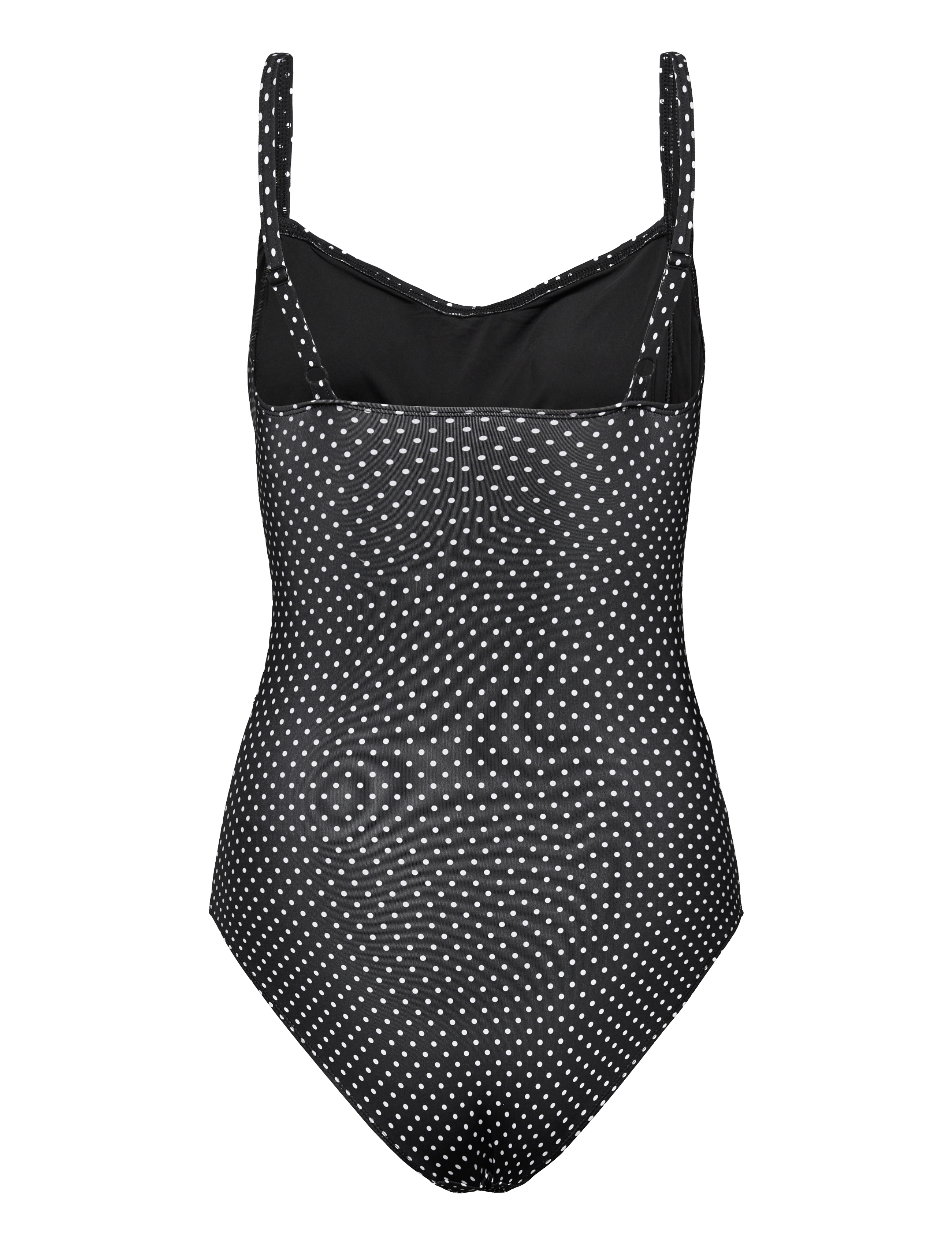 Panos Emporio - Potenza Solid swimsuit Recycled - badedragter - black white-dots - 2