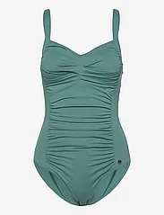 Panos Emporio - Potenza Solid swimsuit - swimsuits - deep jungle - 0