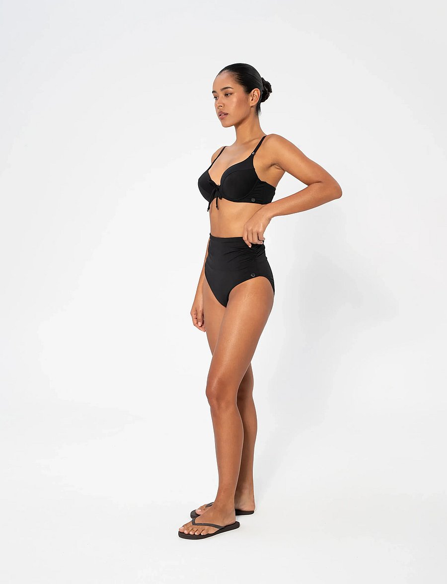 Panos Emporio - Chara Solid Bottom - bikinihosen mit hoher taille - black - 4