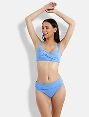 Panos Emporio - Chara Solid Bottom - high waist bikini bottoms - blue bell - 2