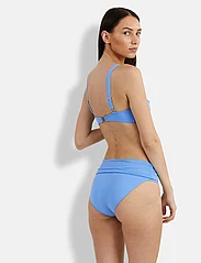 Panos Emporio - Chara Solid Bottom - korkeavyötäröiset bikinihousut - blue bell - 4