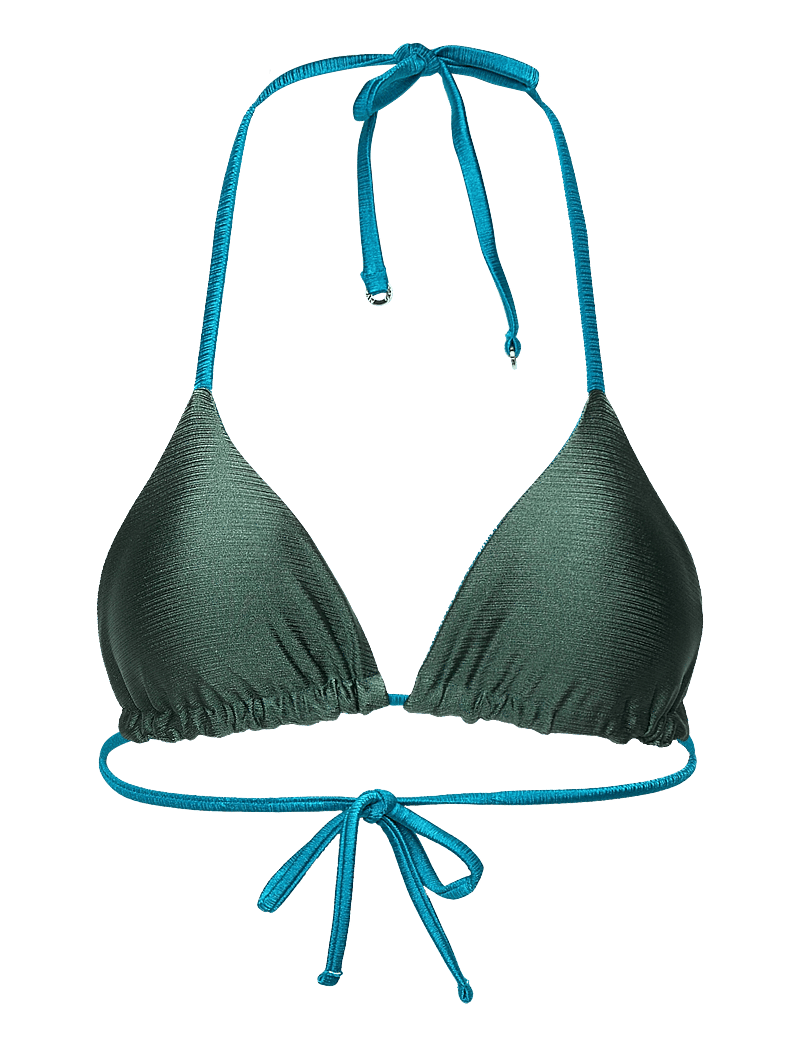 Panos Emporio - Reversible Galathea Top - dreieck-bikini-oberteile - earth green/capri - 1