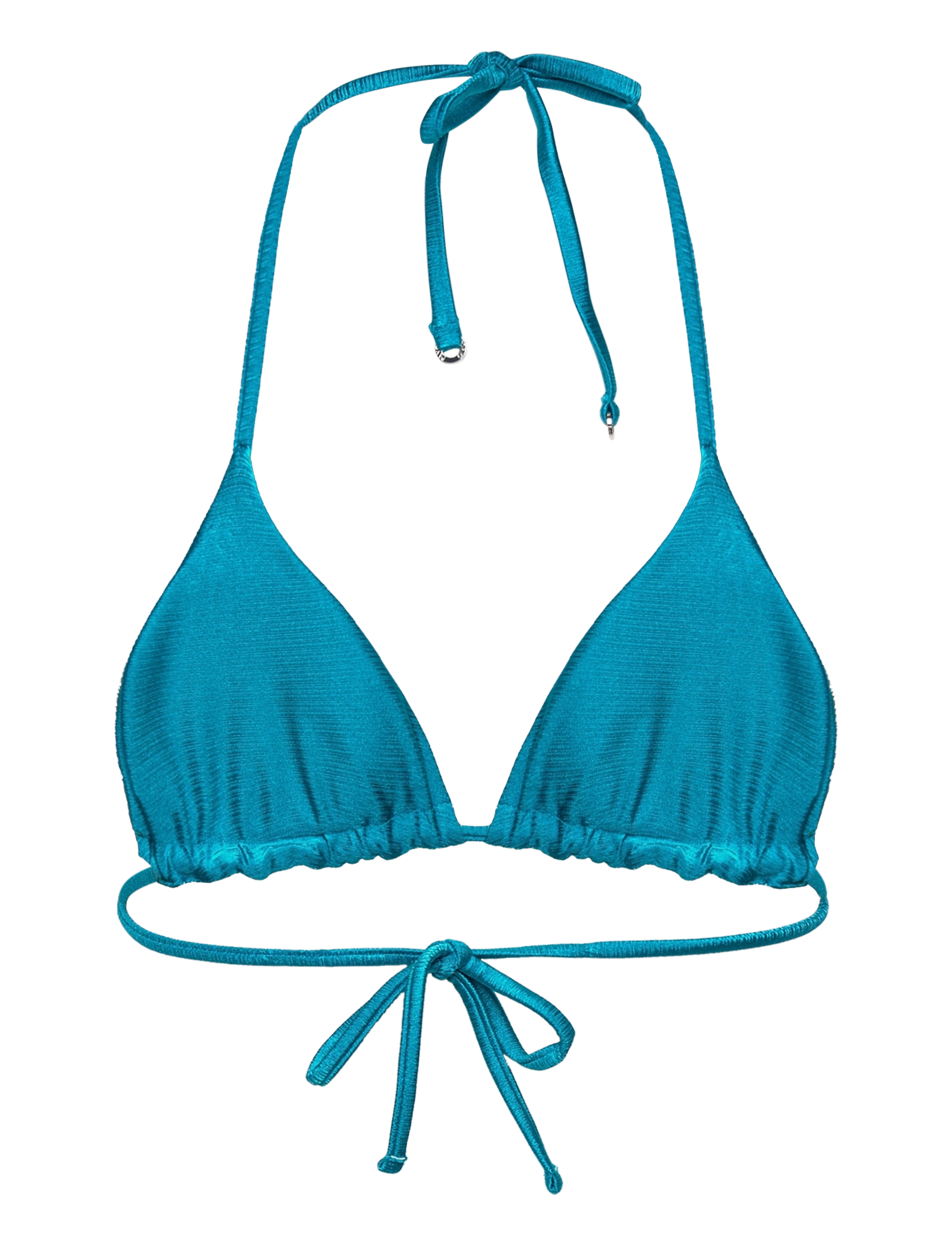 Panos Emporio - Reversible Galathea Top - dreieck-bikini-oberteile - earth green/capri - 2