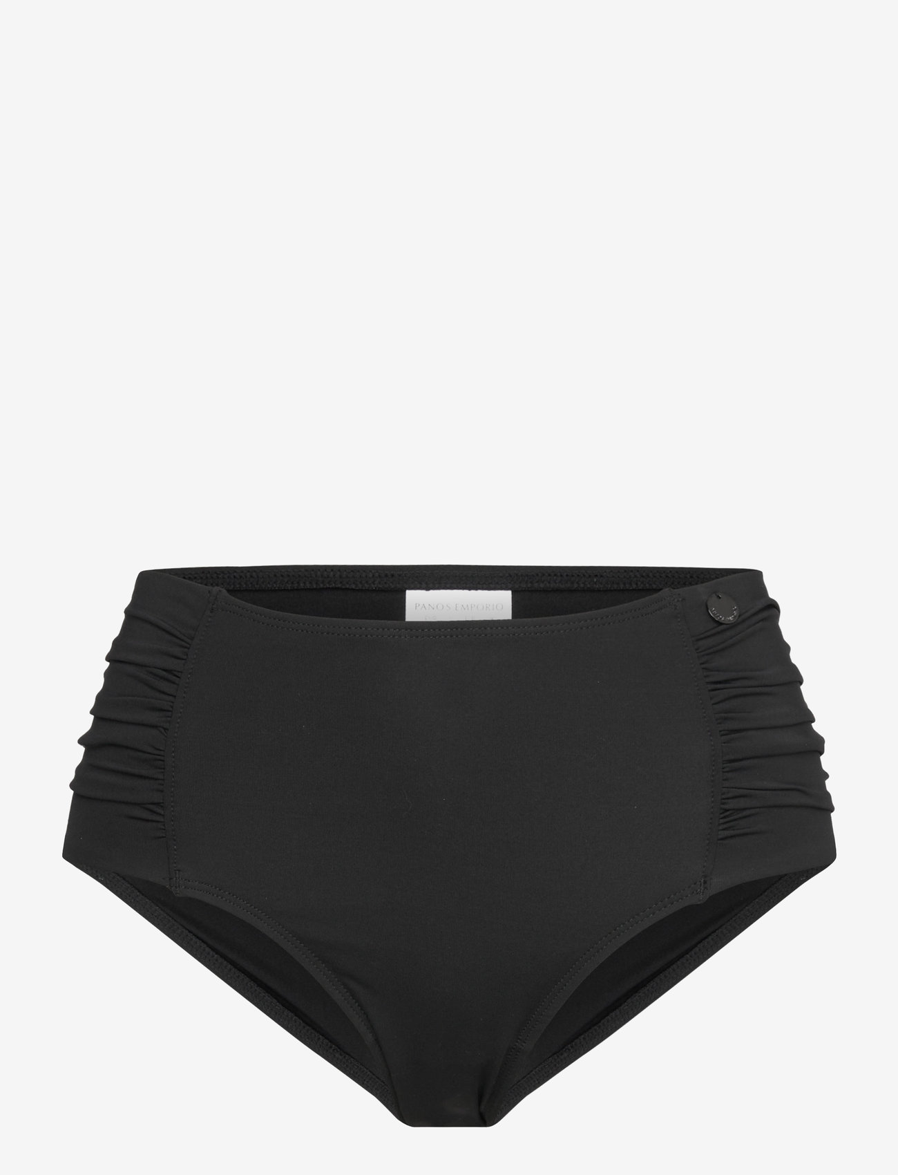 Panos Emporio Olympia Solid Btm - Bikinitrosor med hög midja - BLACK / black