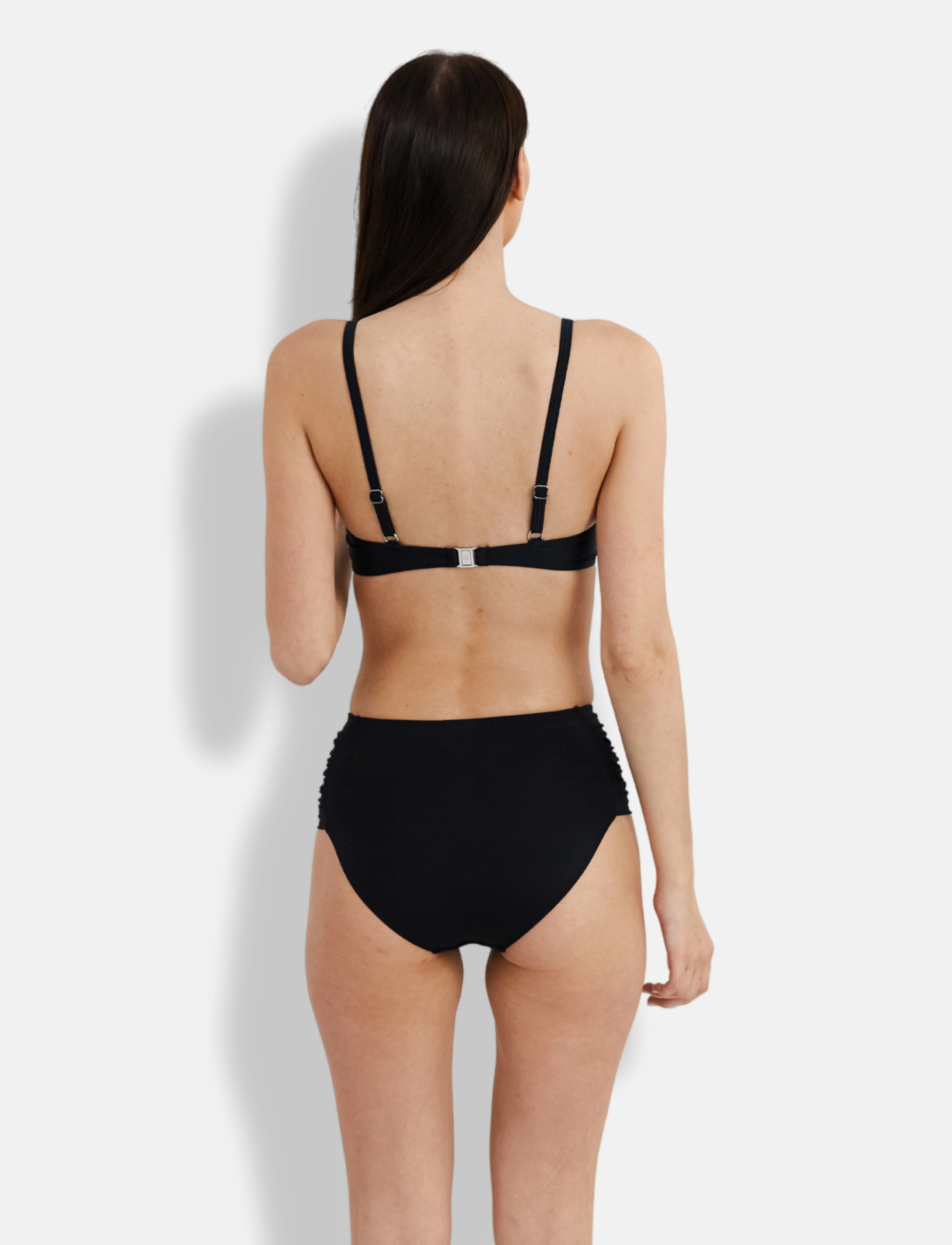 Panos Emporio - Olympia Solid Btm - bikinihosen mit hoher taille - black - 3