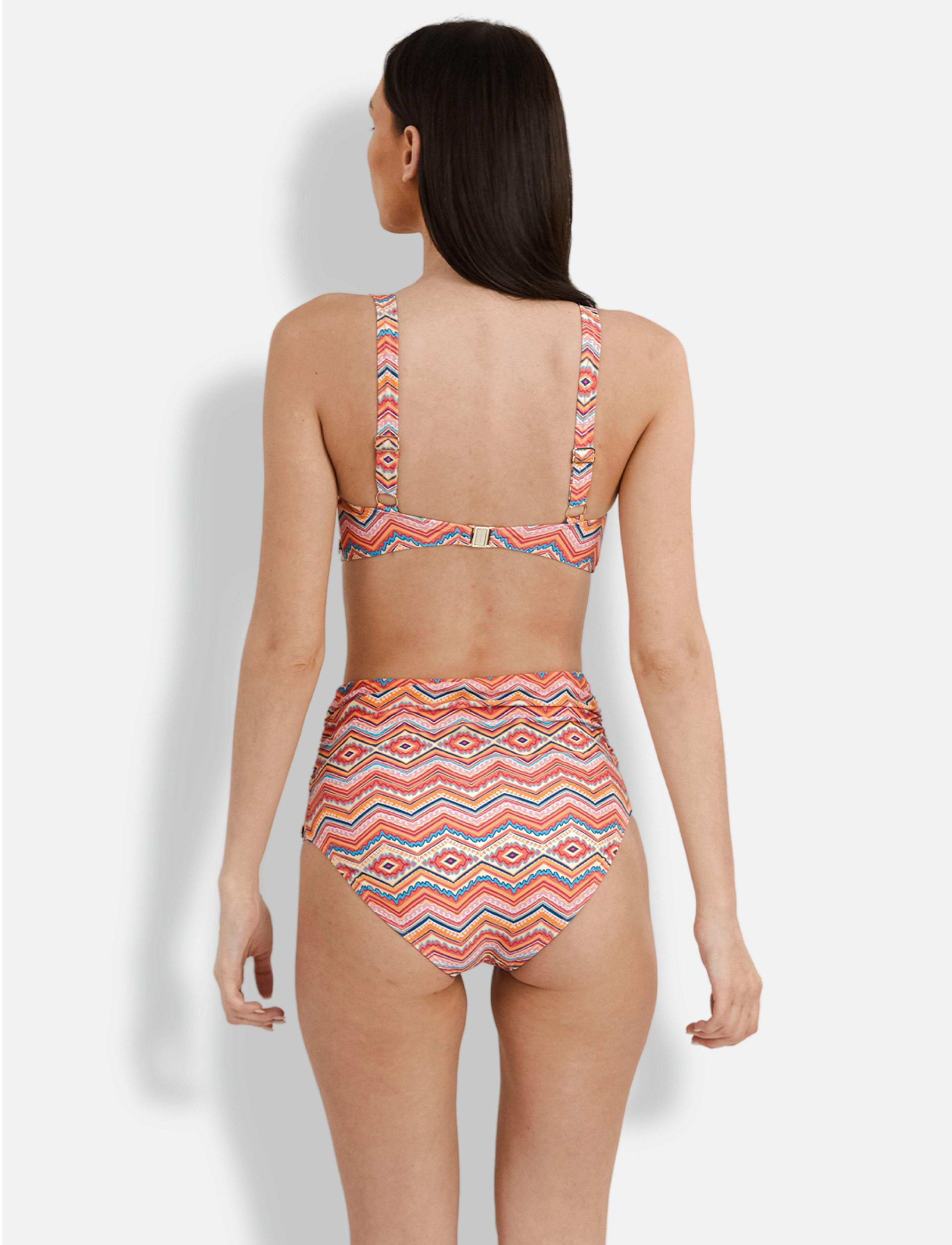 Panos Emporio - ZigZag Chara Bottom - korkeavyötäröiset bikinihousut - multi - 3