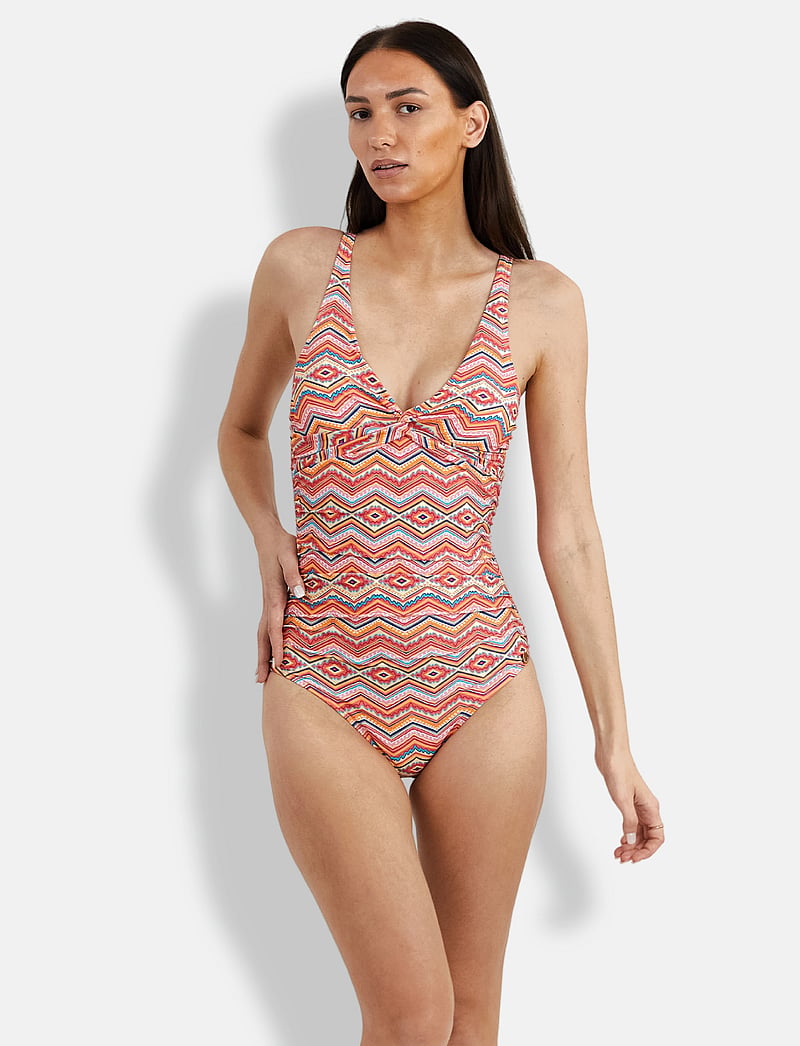 Panos Emporio - ZigZag Simi Swimsuit - badeanzüge - multi - 0