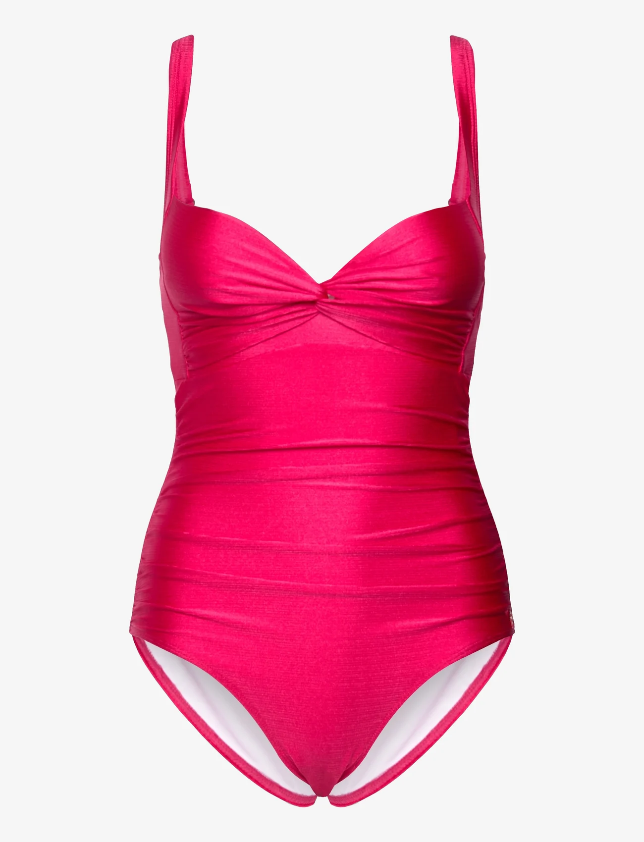 Panos Emporio - Rose Verona Swimsuit - plus size - rose red - 0