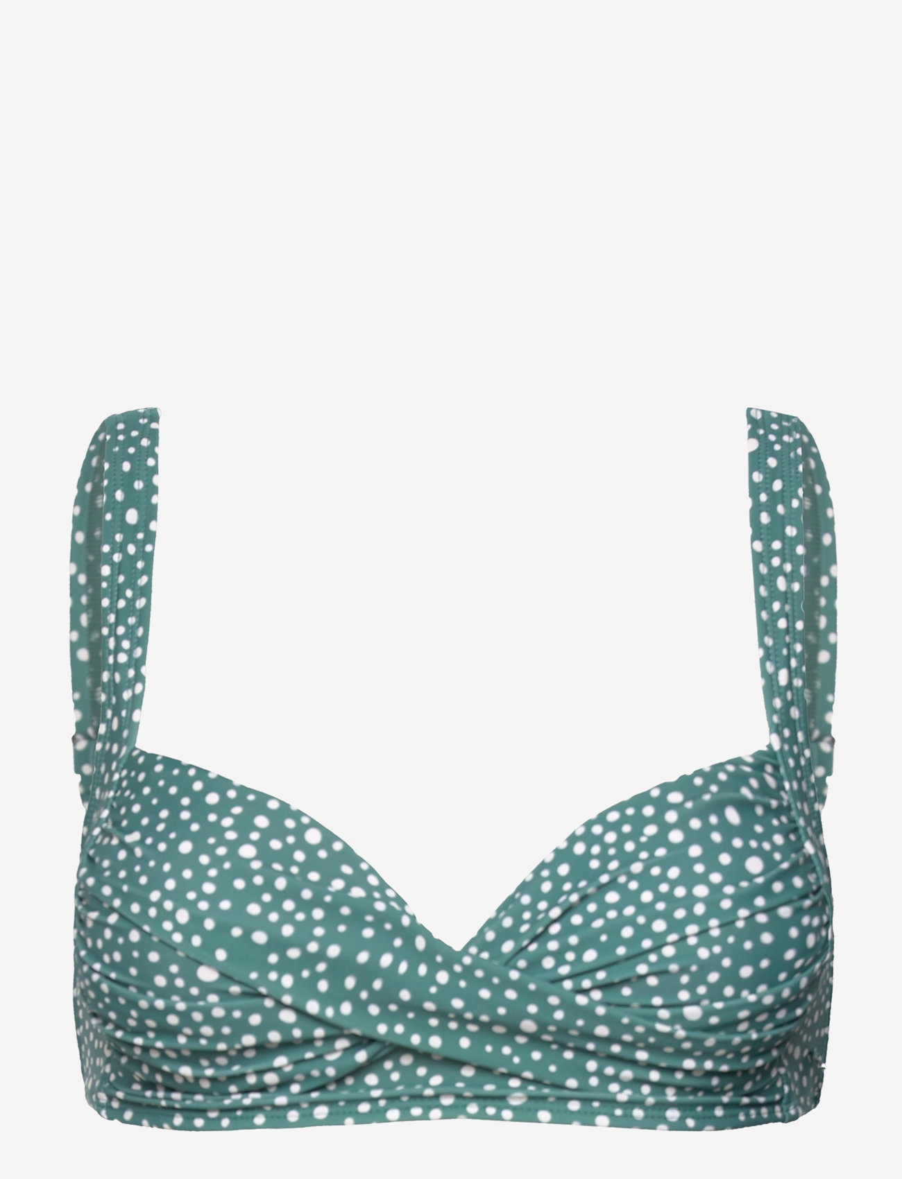 Panos Emporio - Ditsy Dots  Medea Top - bikinitoppe med bøjle - deep jungle - 1