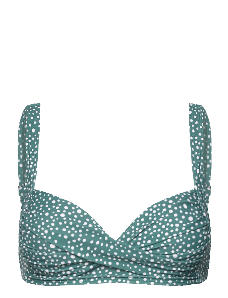 Panos Emporio - Ditsy Dots Medea Top - bikini-oberteile mit bügel - deep jungle - 1