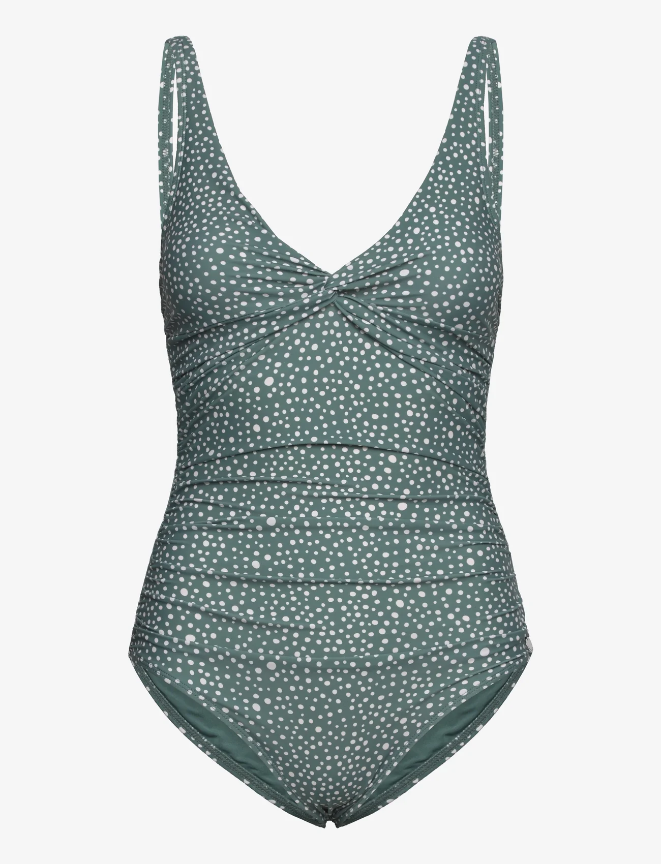 Panos Emporio - Ditsy Dots Simi Swimsuit - swimsuits - deep jungle - 0
