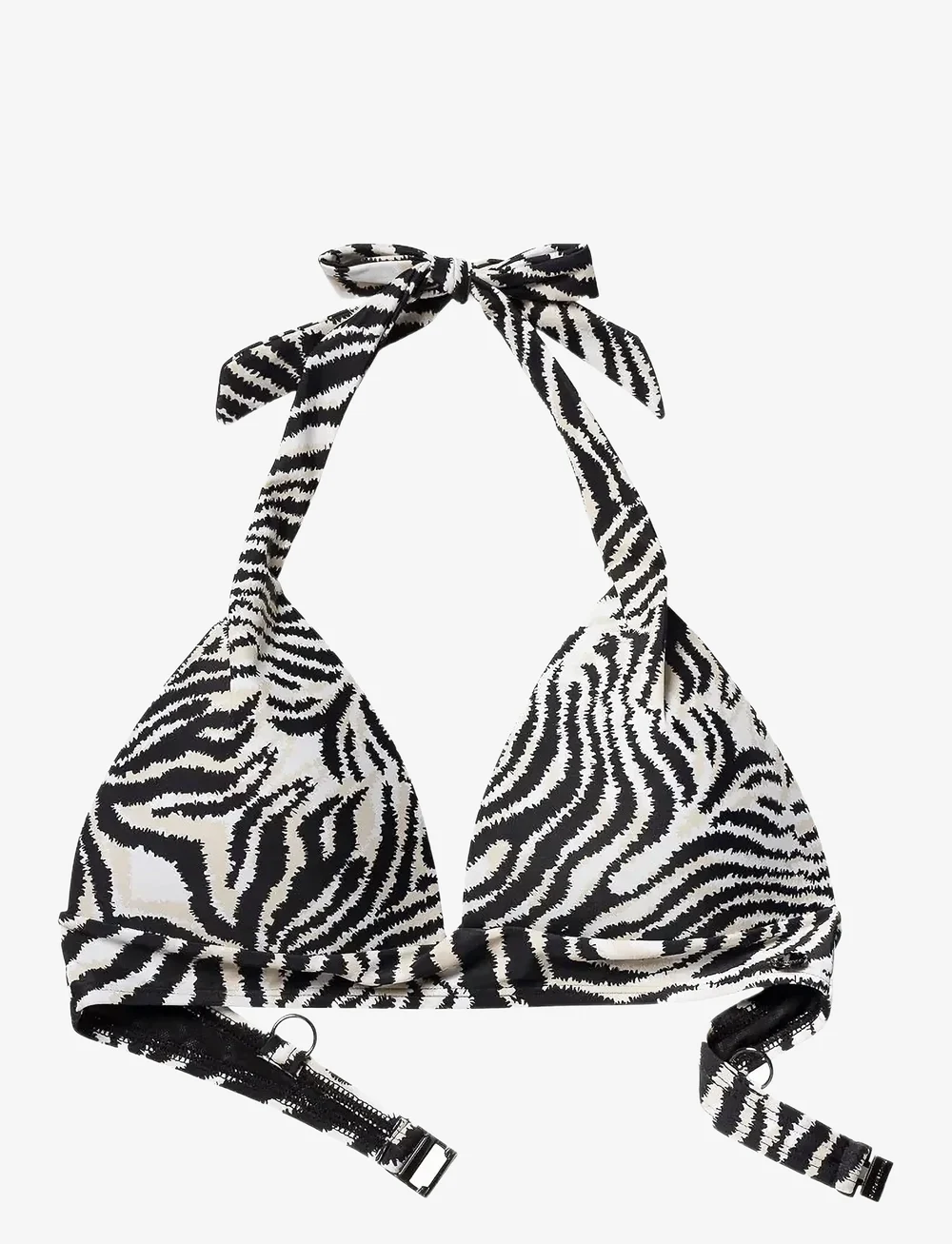 Panos Emporio - Zebra Anthea Top - kolmnurksed bikiinide ülaosad - offwhite/black - 1