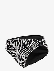 Panos Emporio - Zebra Nefeli Bottom - bikini truser - offwhite/black - 2