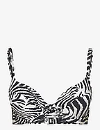 Zebra Lydia Top - OFFWHITE/BLACK