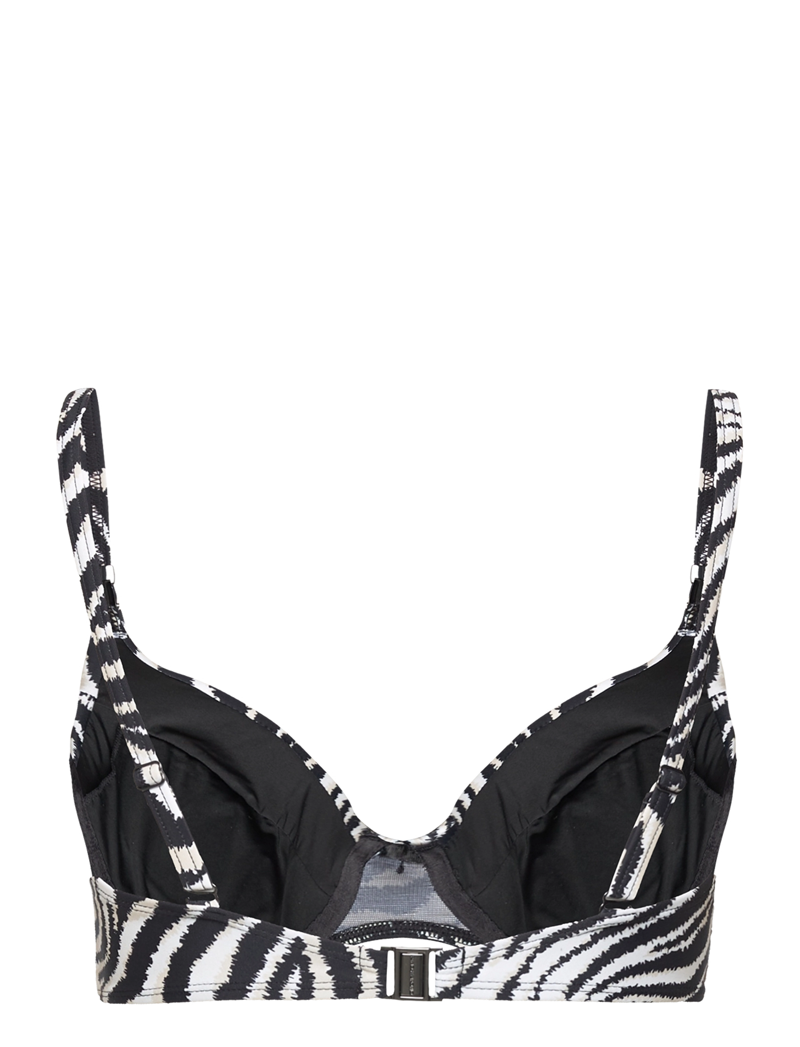Panos Emporio - Zebra Lydia Top - push-up-bikini-oberteile - offwhite/black - 2