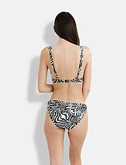 Panos Emporio - Zebra Lydia Top - pakeliamos bikinio liemenėlės - offwhite/black - 4